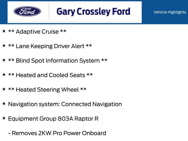 Certified 2025 Ford F150 Raptor w/ Equipment Group 803A Raptor R AWD/4WD image 12