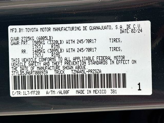 Used 2024 Toyota Tacoma SR5 AWD/4WD image 24