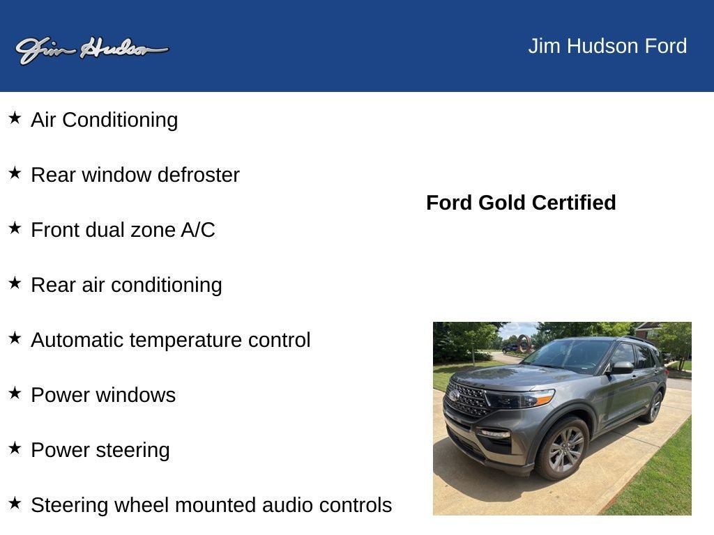Certified 2021 Ford Explorer XLT w/ Equipment Group 202A RWD image 13
