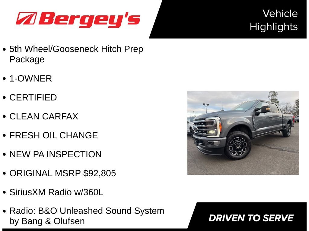 Certified 2023 Ford F350 Platinum w/ FX4 Off-Road Package image 5