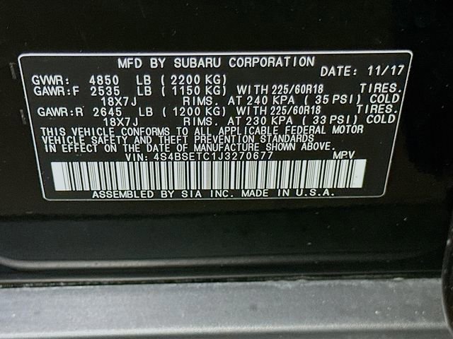 Used 2018 Subaru Outback 3.6R Touring image 23