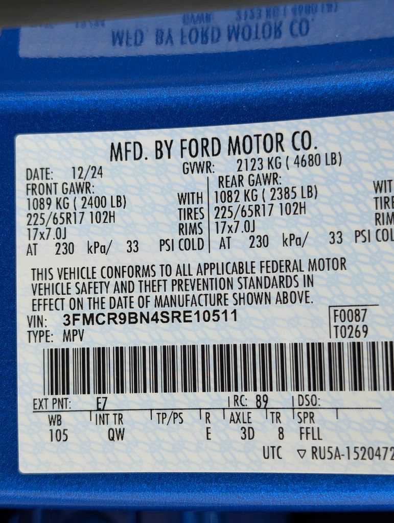 Certified 2025 Ford Bronco Sport Big Bend AWD/4WD image 29