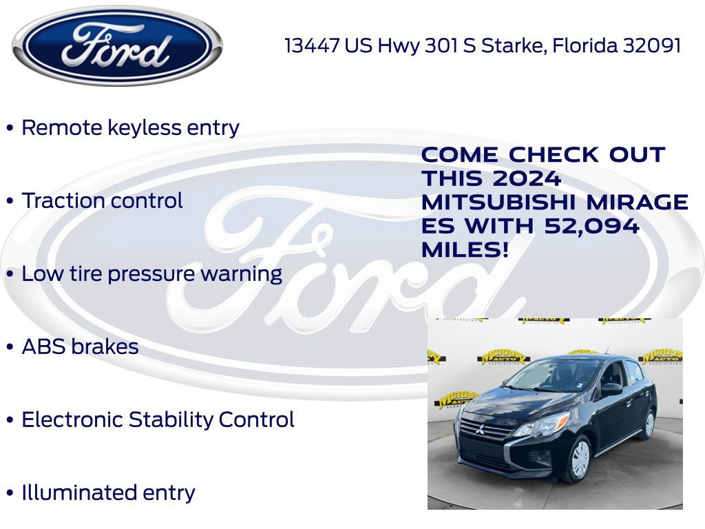 Used 2024 Mitsubishi Mirage ES FWD image 6