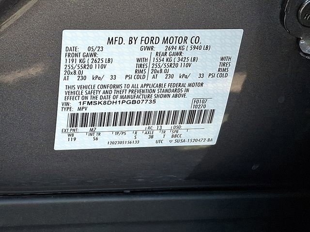 Certified 2023 Ford Explorer XLT w/ Equipment Group 202A image 30