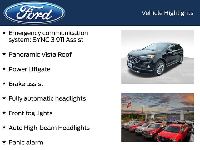Certified 2020 Ford Edge Titanium w/ Equipment Group 301A AWD/4WD image 9