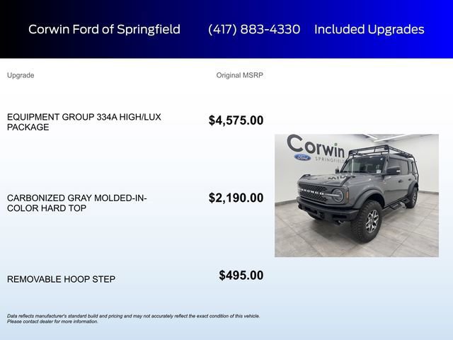 Certified 2024 Ford Bronco Badlands image 8