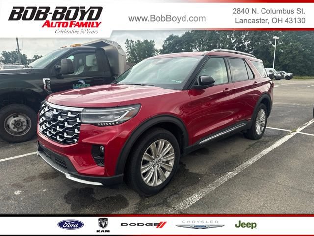 Certified 2025 Ford Explorer Platinum w/ LUX Leather Package