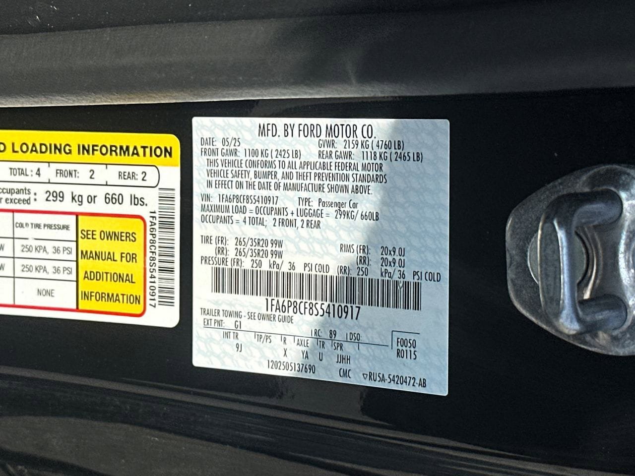 Certified 2025 Ford Mustang GT Premium RWD image 30