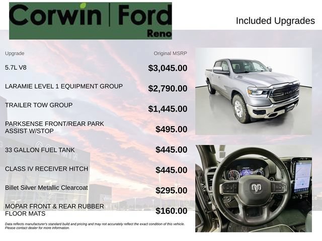 Used 2024 RAM 1500 Laramie AWD/4WD image 3