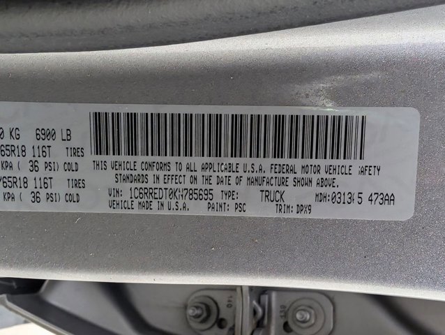 Used 2019 RAM 1500 Laramie image 10