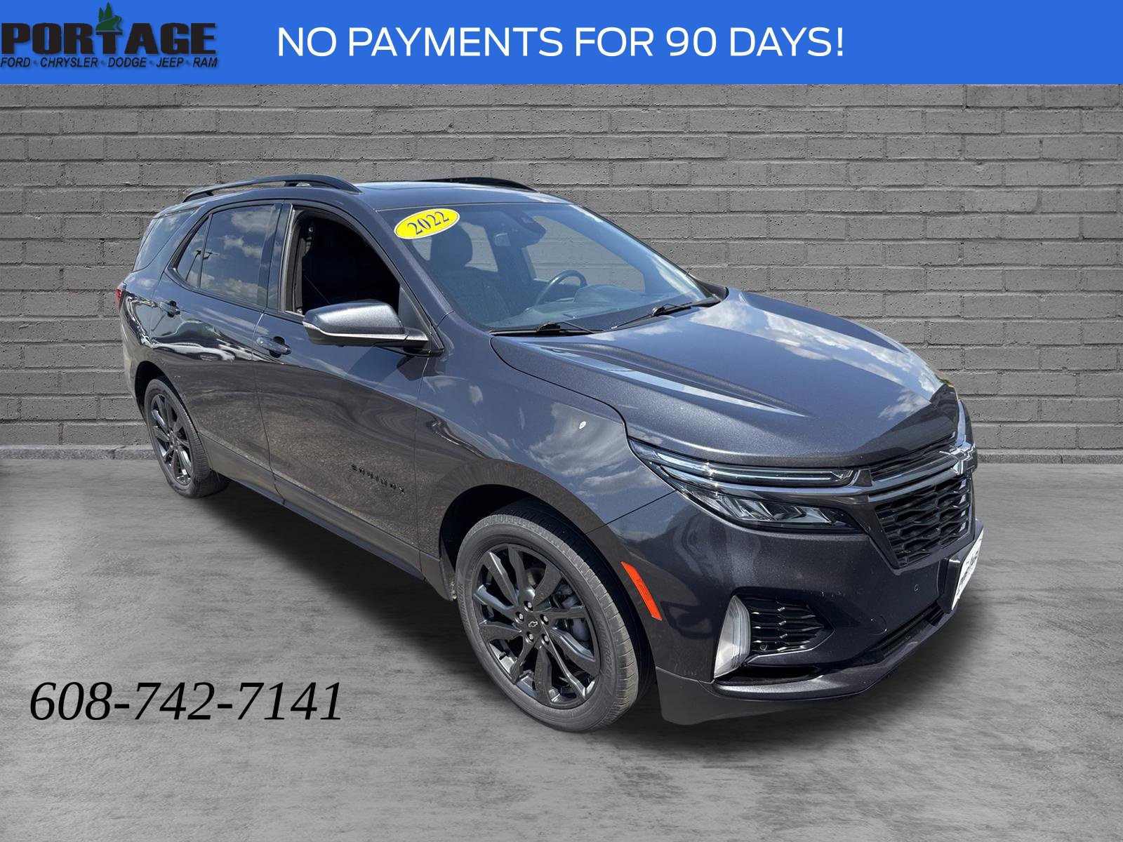Used 2022 Chevrolet Equinox RS w/ RS Leather Package AWD/4WD image 1