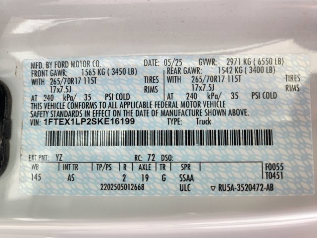 Certified 2025 Ford F150 XL AWD/4WD image 26
