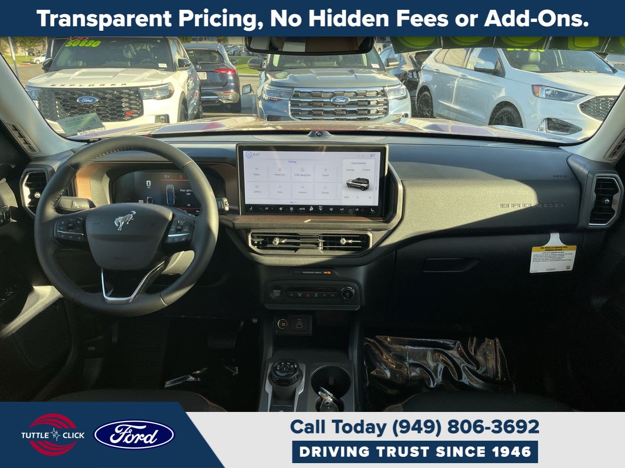 Certified 2026 Ford Bronco Sport Outer Banks w/ Outer Banks Tech Package+ AWD/4WD image 12