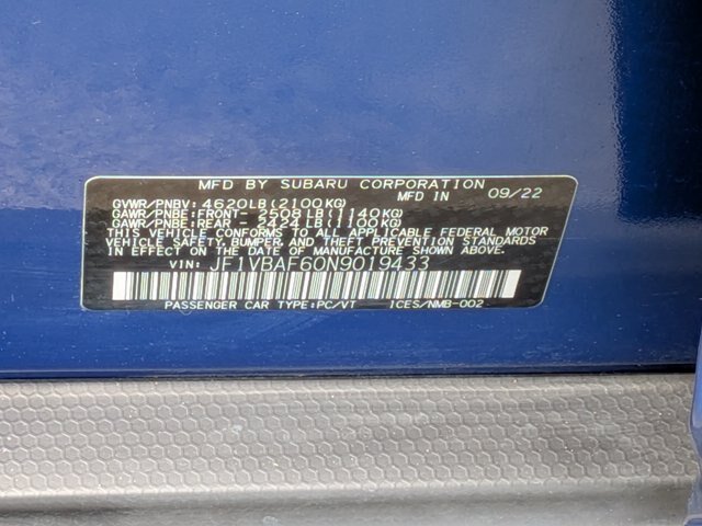 Used 2022 Subaru WRX Premium AWD/4WD image 39