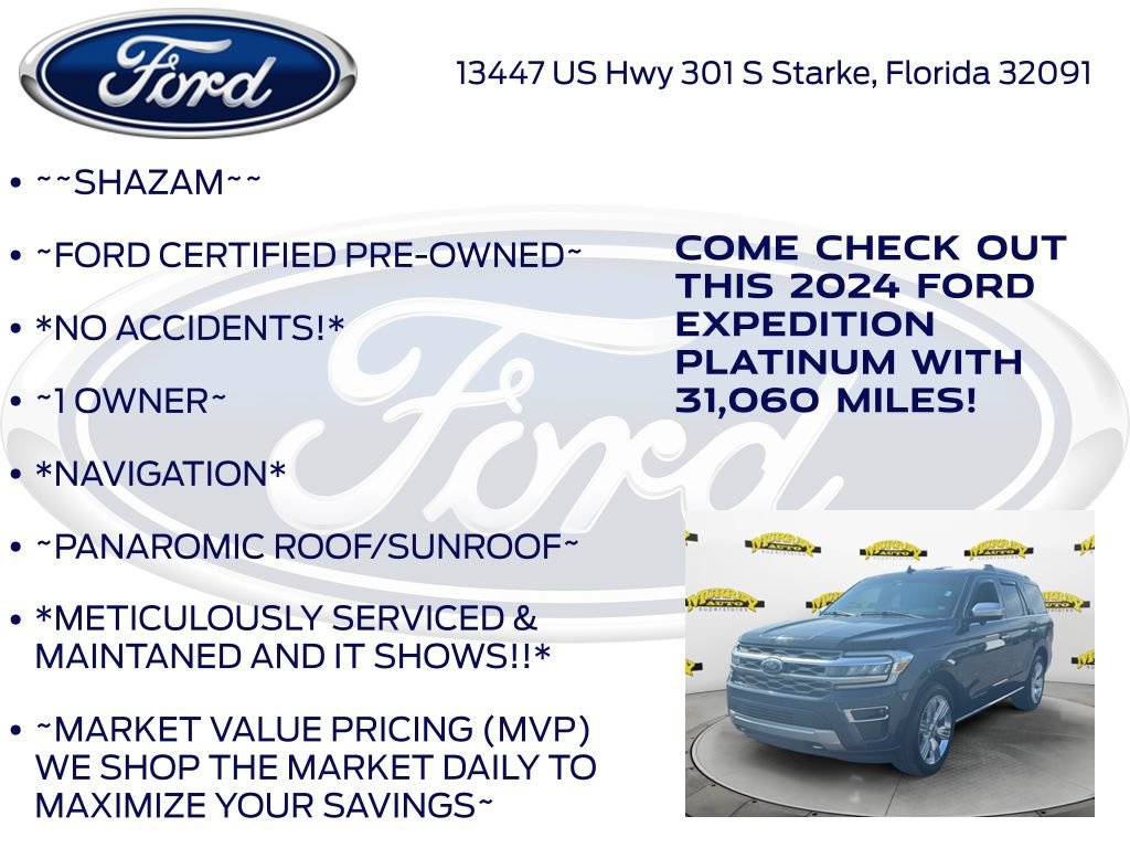 Certified 2024 Ford Expedition Platinum AWD/4WD image 6