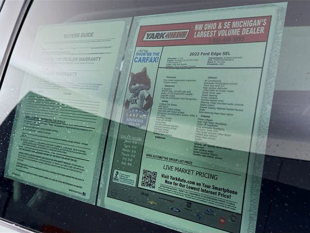 Certified 2023 Ford Edge SEL w/ Convenience Package image 14
