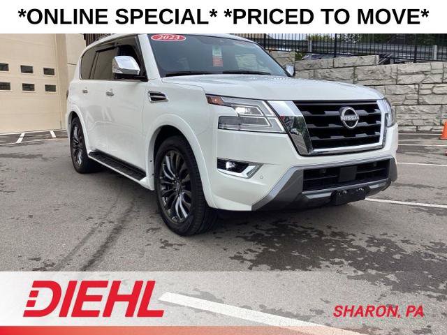 Used 2023 Nissan Armada Platinum w/ Captain's Chairs Package AWD/4WD image 1