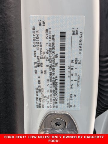 Certified 2023 Ford Escape Active AWD/4WD image 30