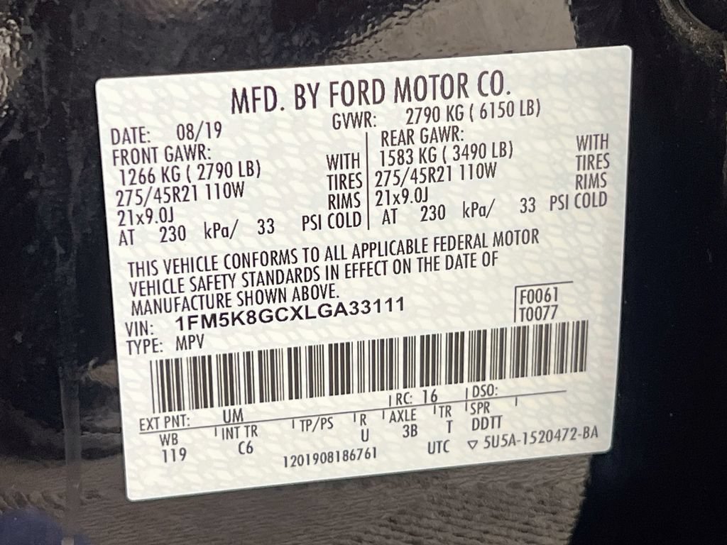 Certified 2020 Ford Explorer ST w/ ST Street Pack AWD/4WD image 39