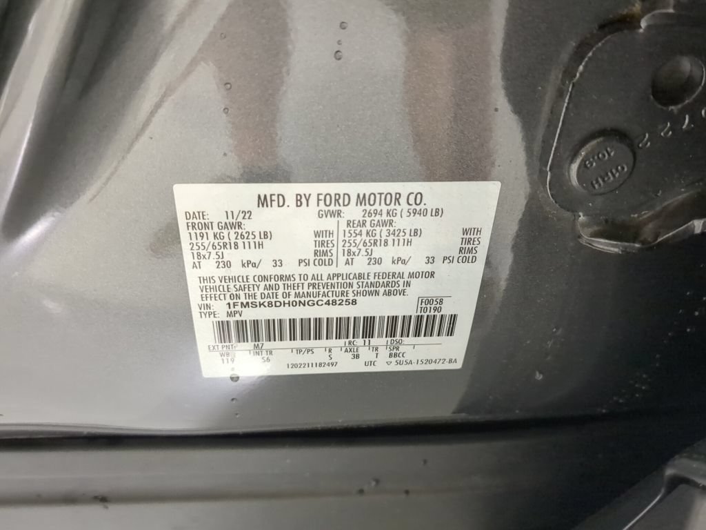 Certified 2022 Ford Explorer XLT w/ Equipment Group 202A AWD/4WD image 16