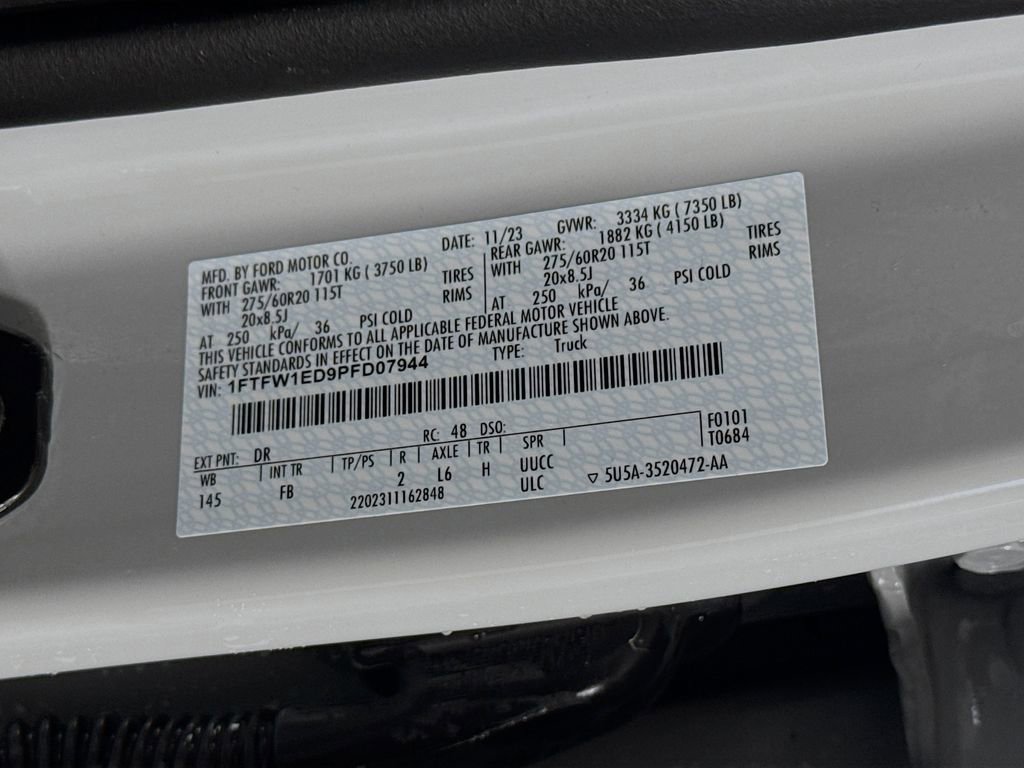 Certified 2023 Ford F150 XLT w/ Equipment Group 302A High image 32