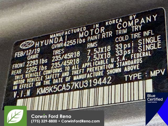 Used 2019 Hyundai Kona Ultimate image 35