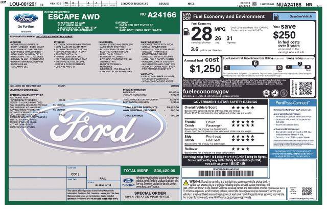 Certified 2022 Ford Escape SE w/ Cold Weather Package AWD/4WD image 35