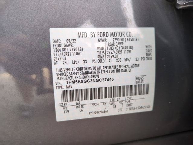 Certified 2022 Ford Explorer ST w/ Equipment Group 401A AWD/4WD image 25
