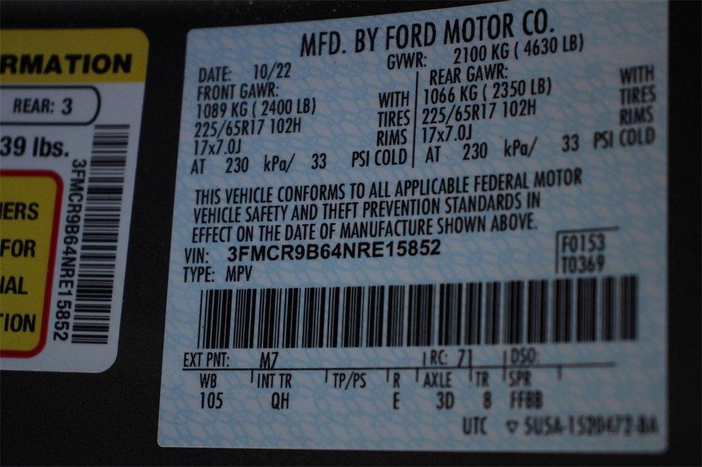 Certified 2022 Ford Bronco Sport Big Bend w/ Convenience Package image 30