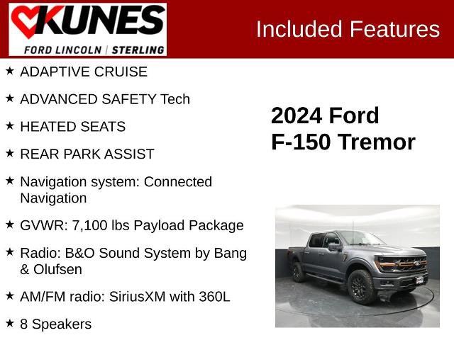 Certified 2024 Ford F150 Tremor w/ Bed Utility Package AWD/4WD image 2