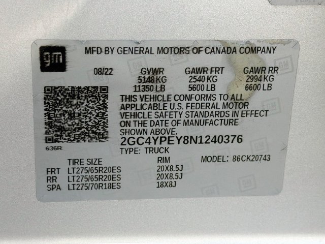 Used 2022 Chevrolet Silverado 2500 LTZ AWD/4WD image 41