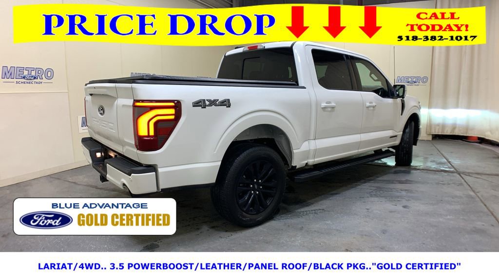 Certified 2025 Ford F150 Lariat w/ Equipment Group 502A High AWD/4WD image 3