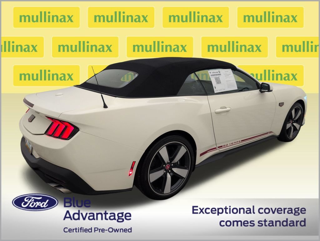 Certified 2025 Ford Mustang GT Premium w/ 60th Anniversary Package RWD image 3