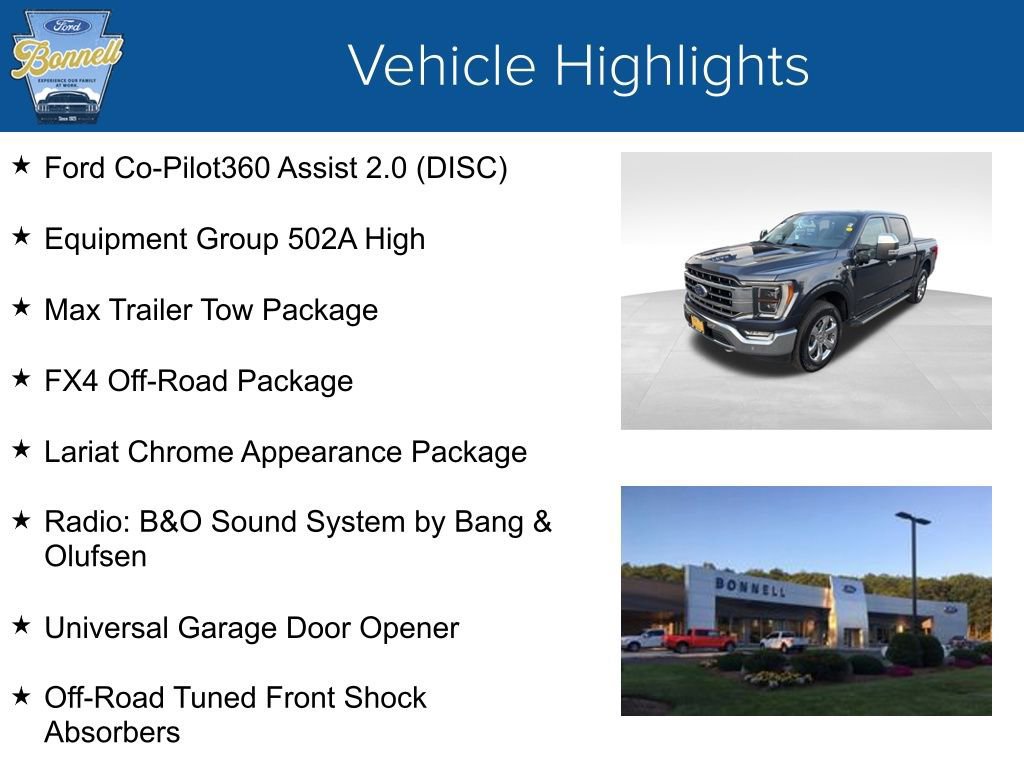 Certified 2022 Ford F150 Lariat w/ Equipment Group 502A High image 11