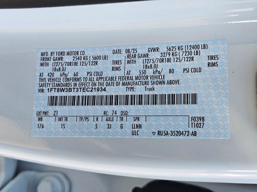 Certified 2026 Ford F350 XL w/ STX Appearance Package AWD/4WD image 37