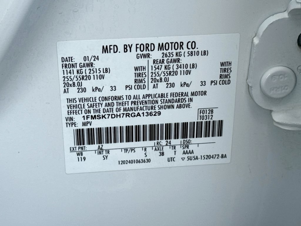 Certified 2024 Ford Explorer XLT w/ Equipment Group 202A RWD image 33