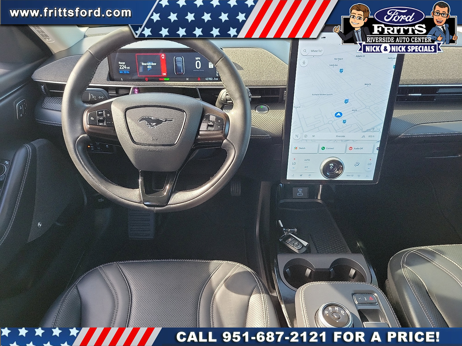 Certified 2023 Ford Mustang Mach-E Premium w/ Mustang Nite Pony Package RWD image 5