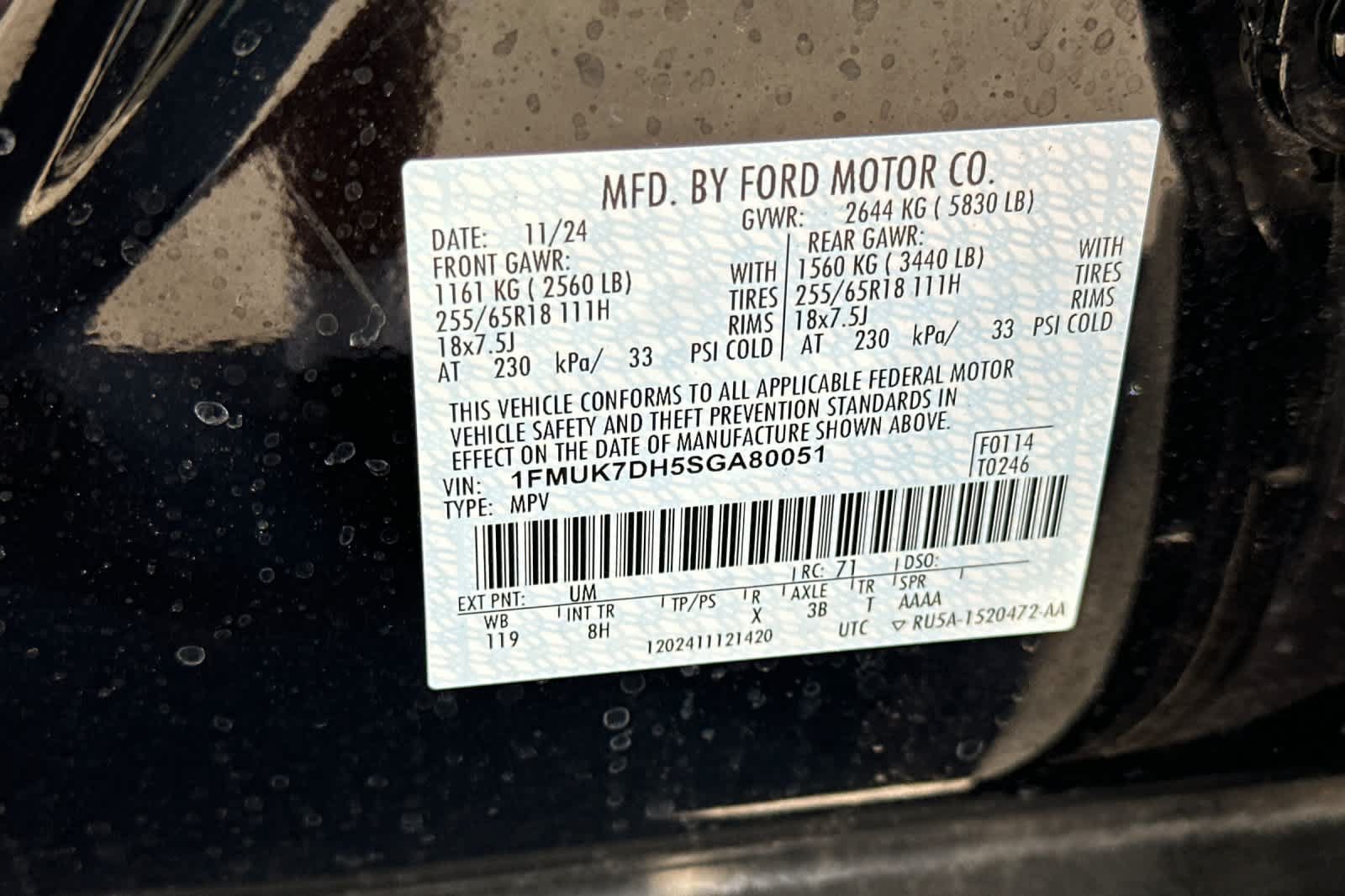 Certified 2025 Ford Explorer Active RWD image 30