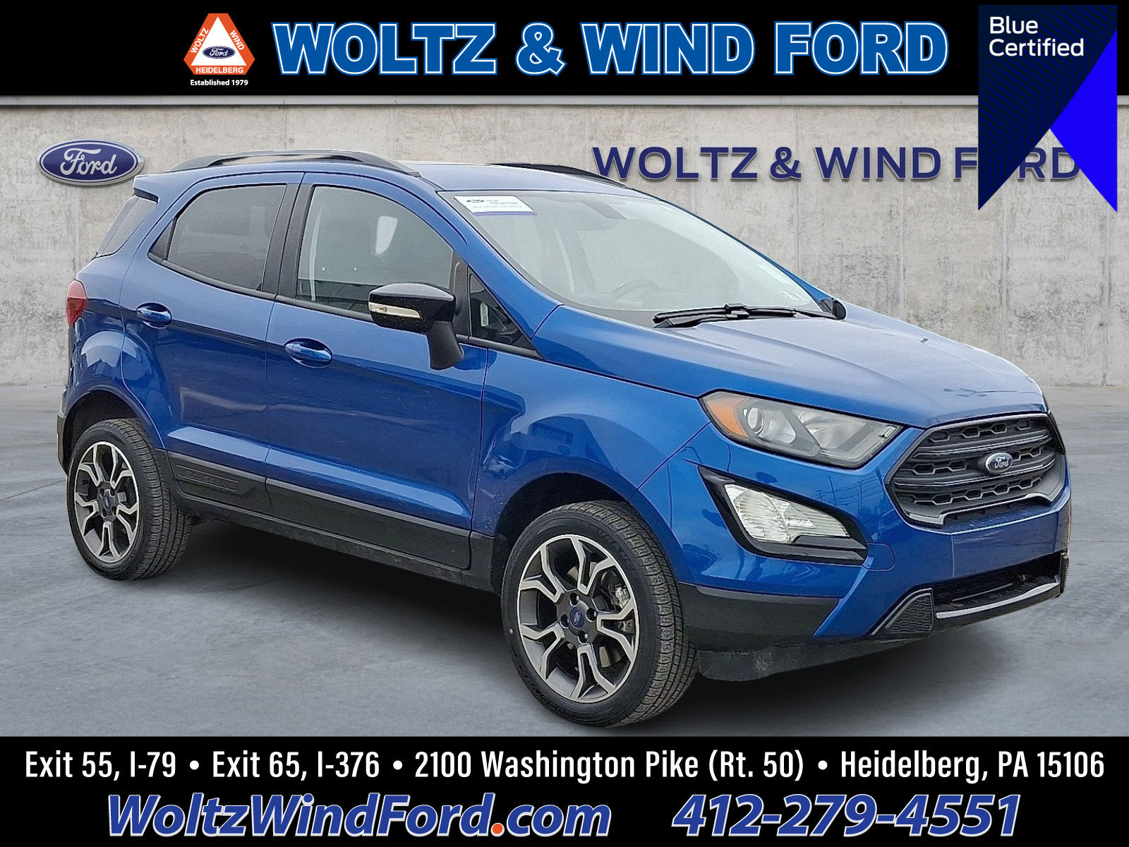 Certified 2019 Ford EcoSport SES