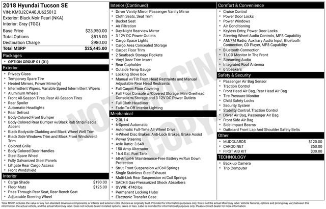 Used 2018 Hyundai Tucson SE image 25