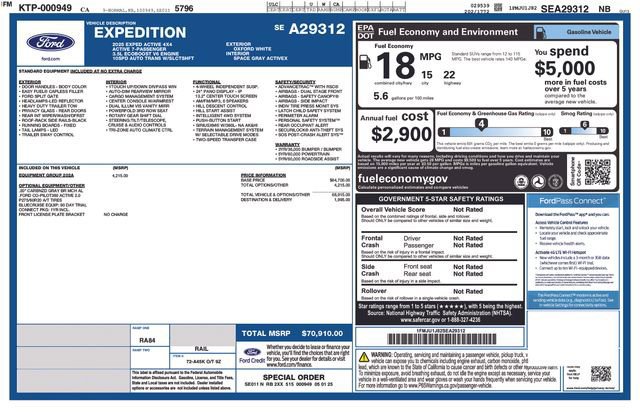 Certified 2025 Ford Expedition Active AWD/4WD image 31