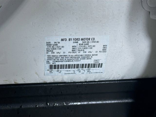 Certified 2021 Ford Explorer Limited w/ Equipment Group 301A image 35