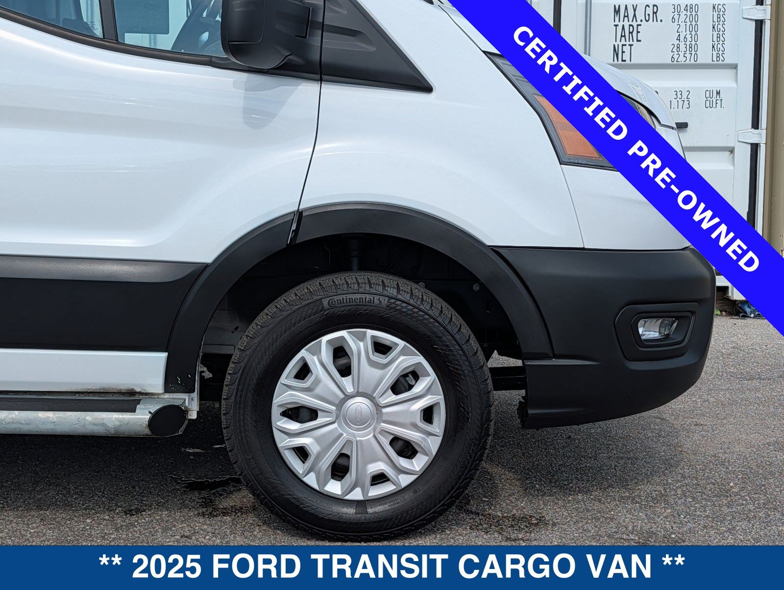 Certified 2025 Ford Transit 250 Low Roof w/ Exterior Upgrade Package RWD image 12