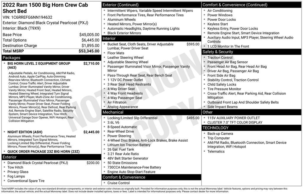 Used 2022 RAM 1500 Big Horn image 9