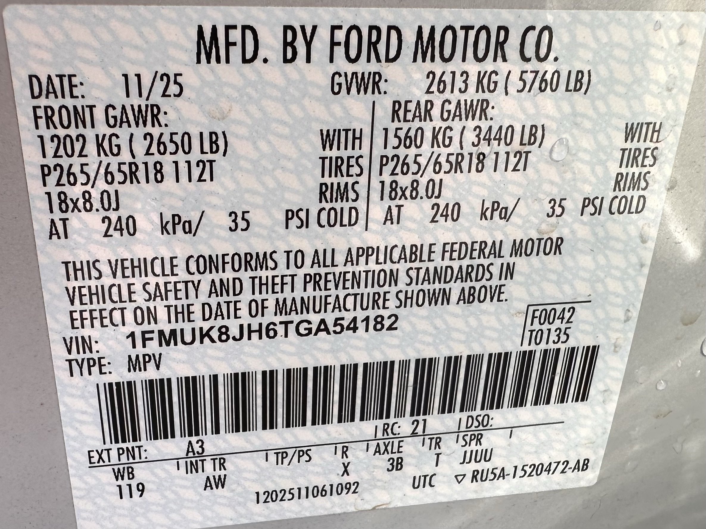 Certified 2026 Ford Explorer Tremor w/ Tremor Convenience Package AWD/4WD image 31