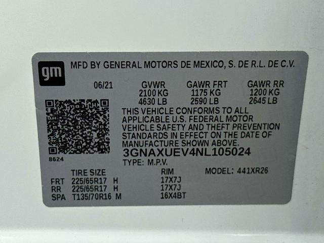 Used 2022 Chevrolet Equinox LT AWD/4WD image 24