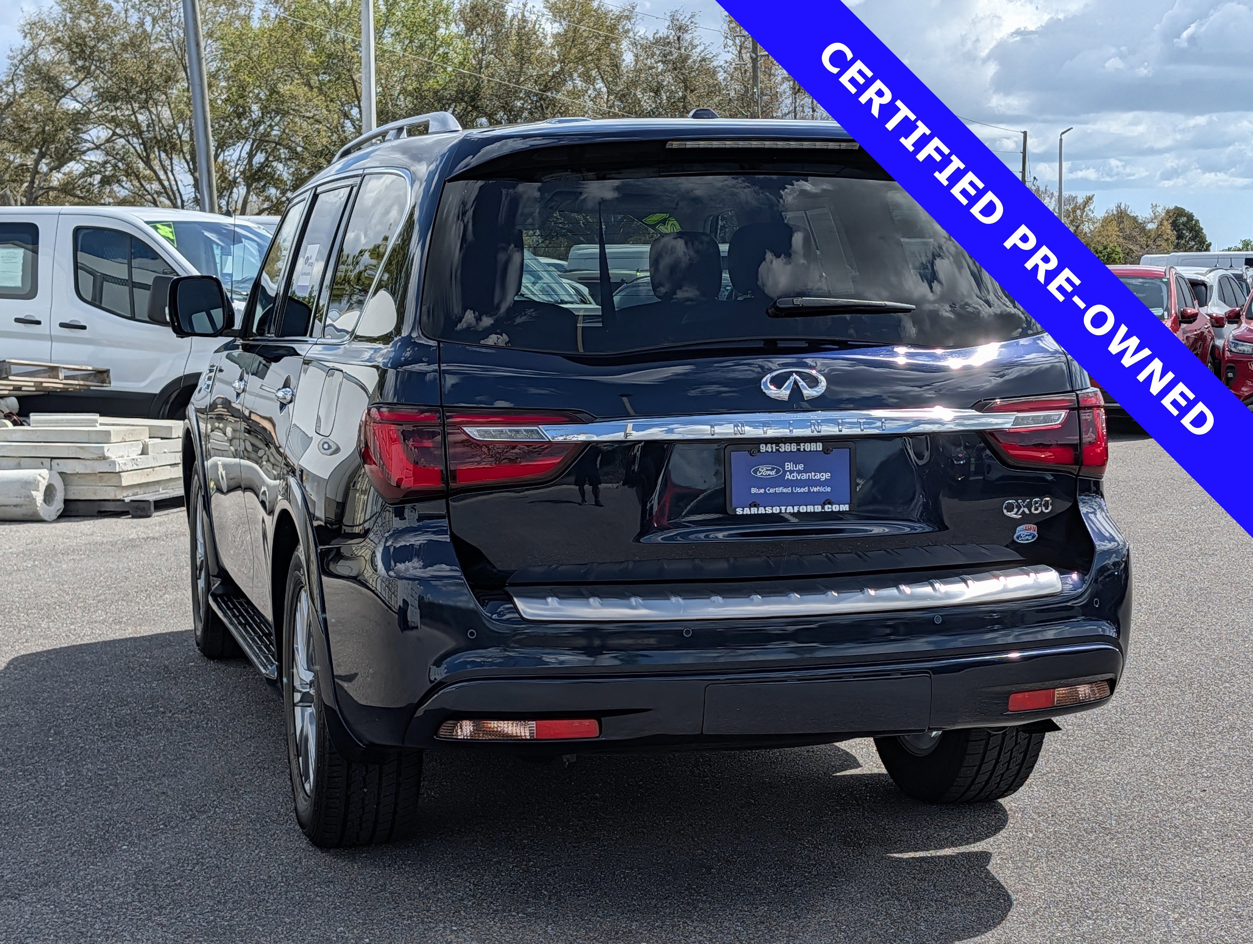 Used 2021 INFINITI QX80 Luxe video 2