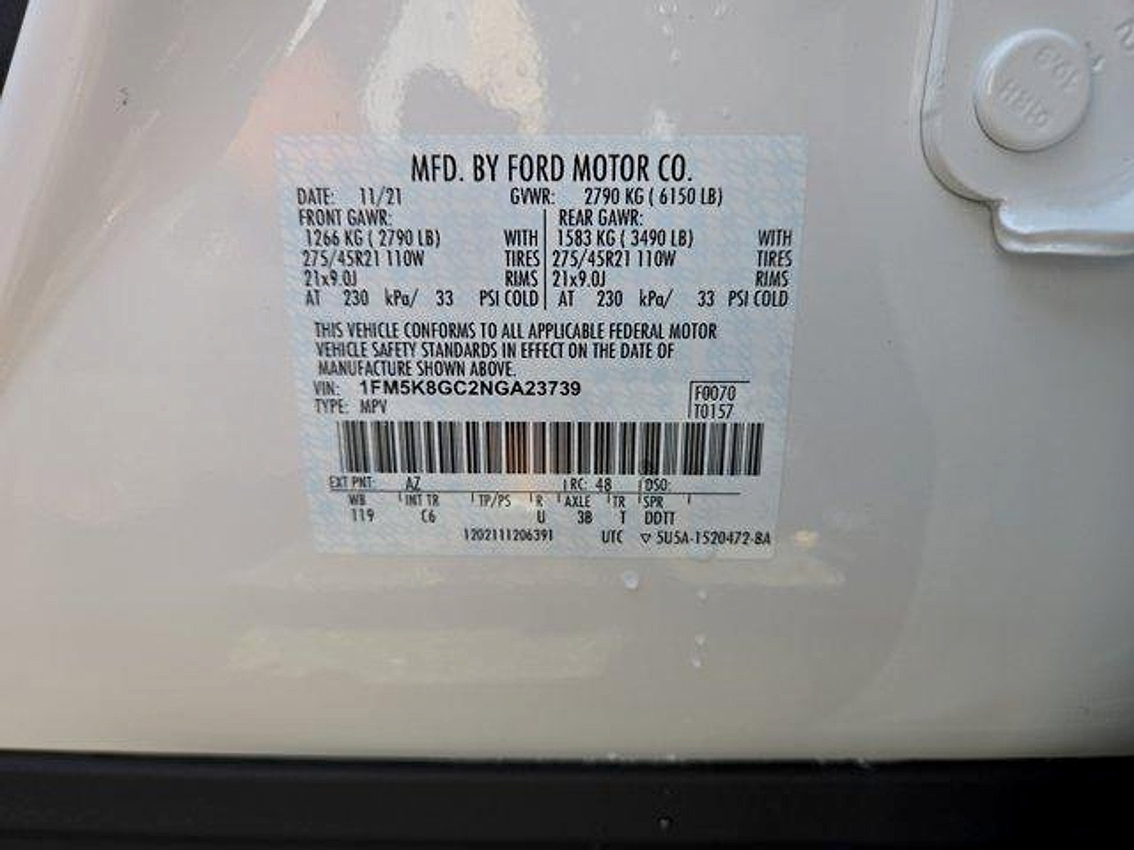 Certified 2022 Ford Explorer ST w/ Equipment Group 401A AWD/4WD image 28