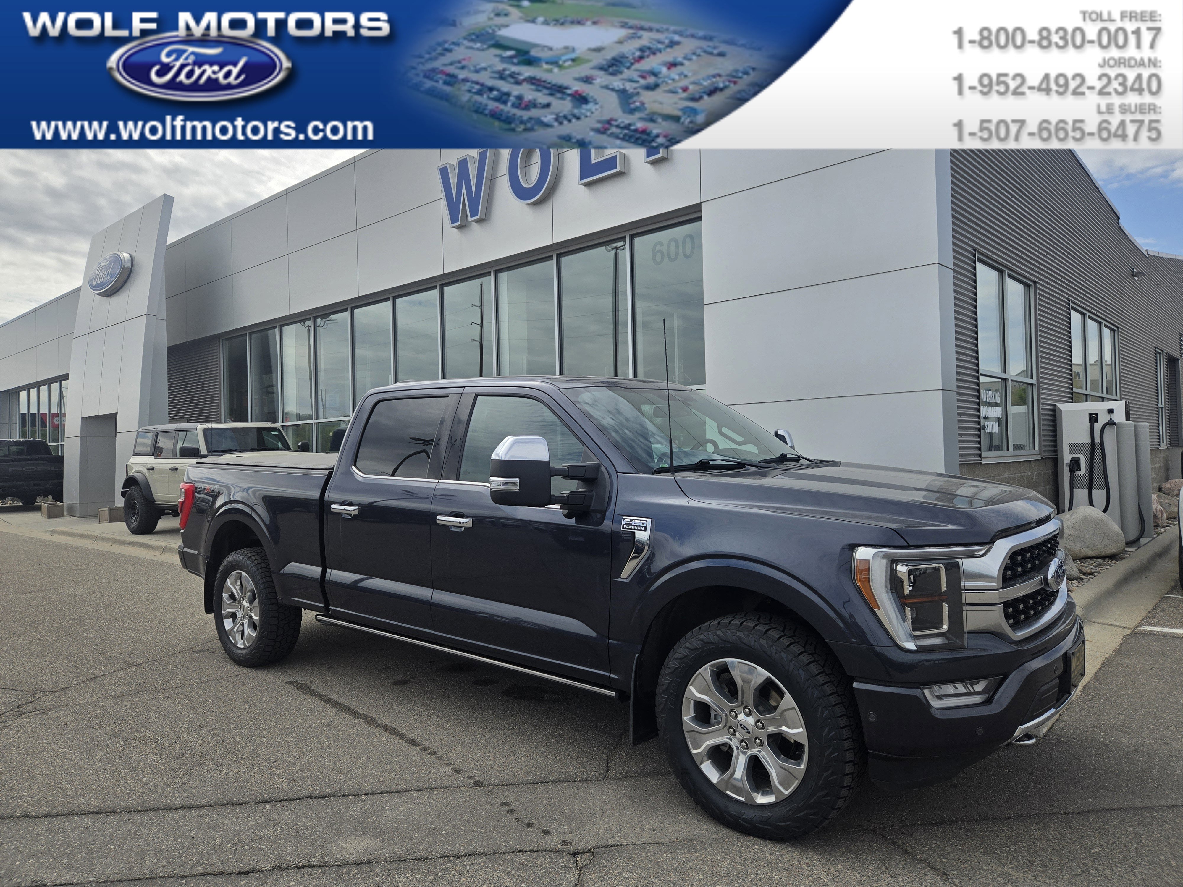 Certified 2021 Ford F150 Platinum w/ Equipment Group 701A High AWD/4WD image 1