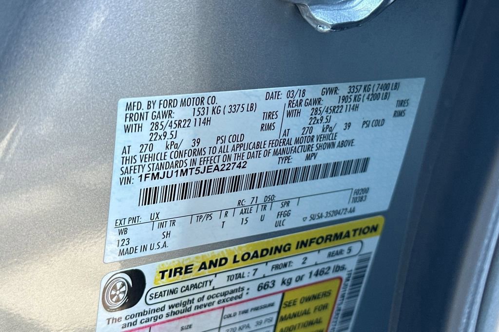 Certified 2018 Ford Expedition Platinum image 35